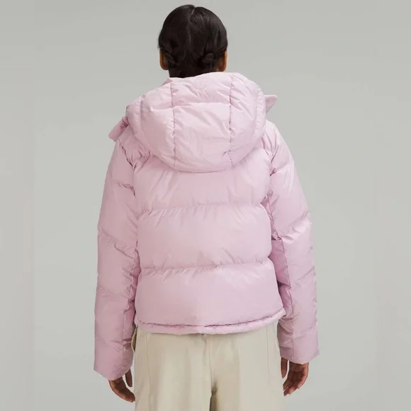 Lululemon Wunder Puff Cropped Jacket Pink Peony - Picture 3 of 8